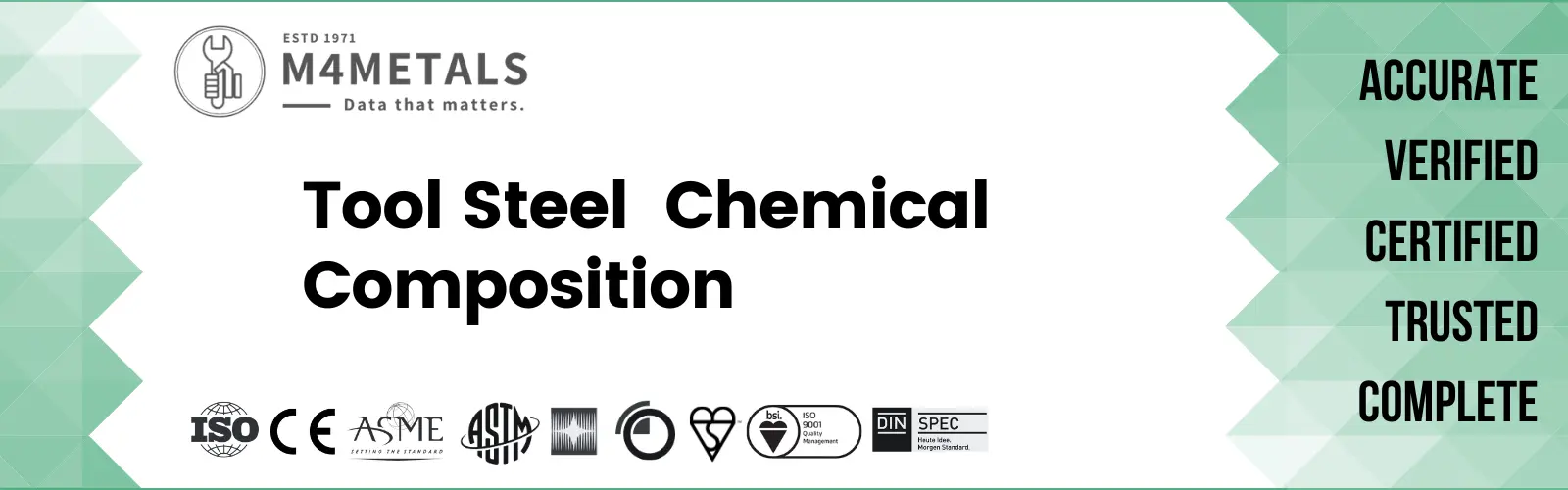 Tool Steel Chemical Composition