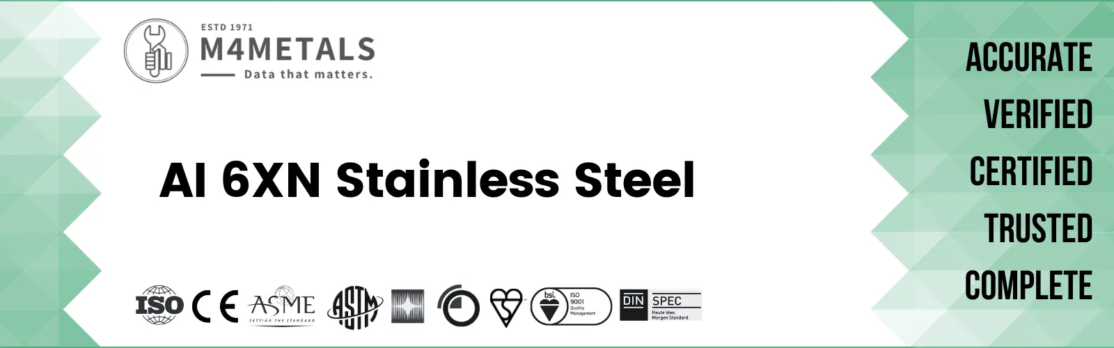 AI-6XN Stainless Steel