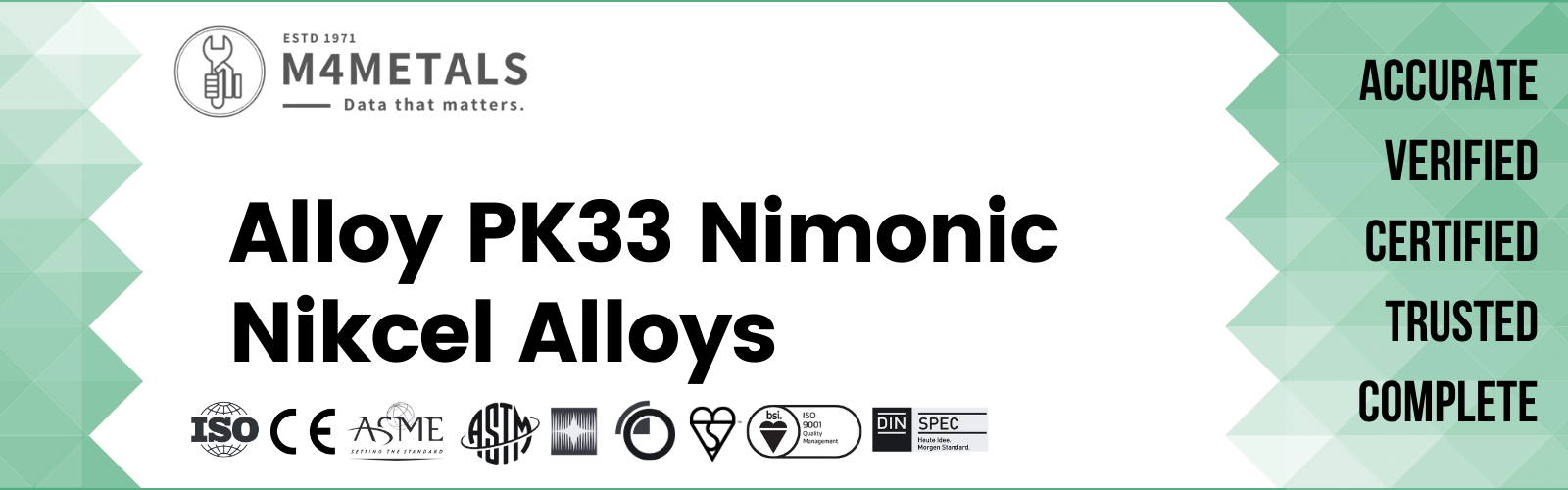 Nimonic Alloy PK33