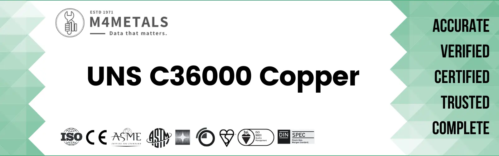 UNS C36000 Copper Alloy