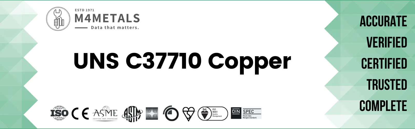 UNS C37710 Copper Alloy