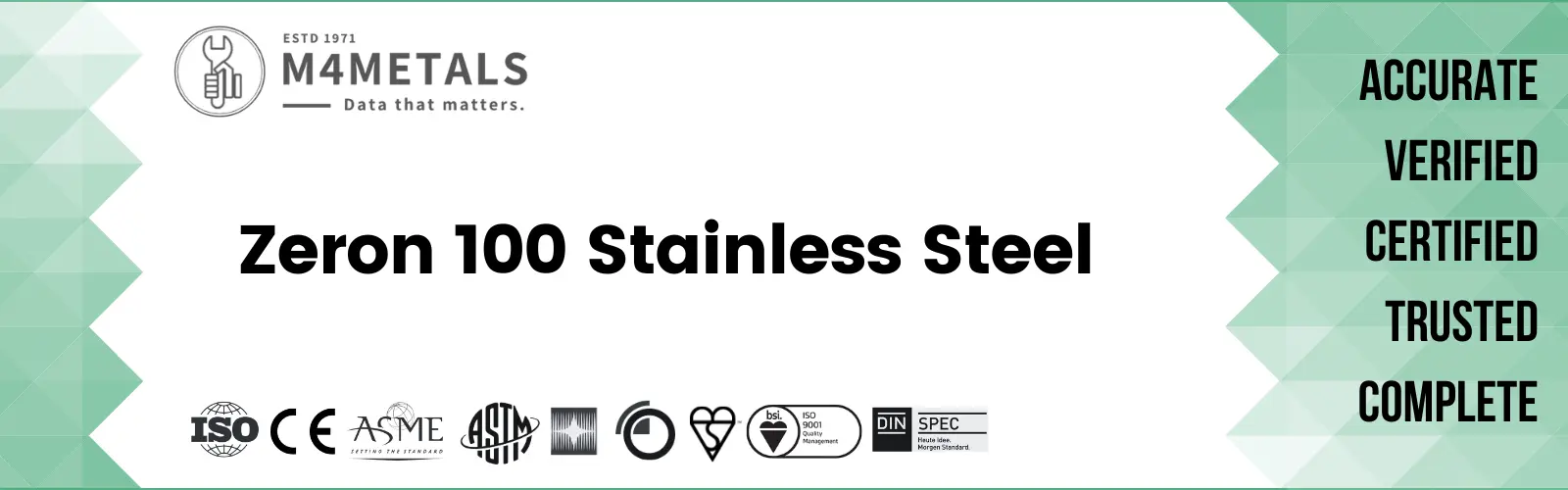 Zeron 100 Super Duplex Stainless Steel